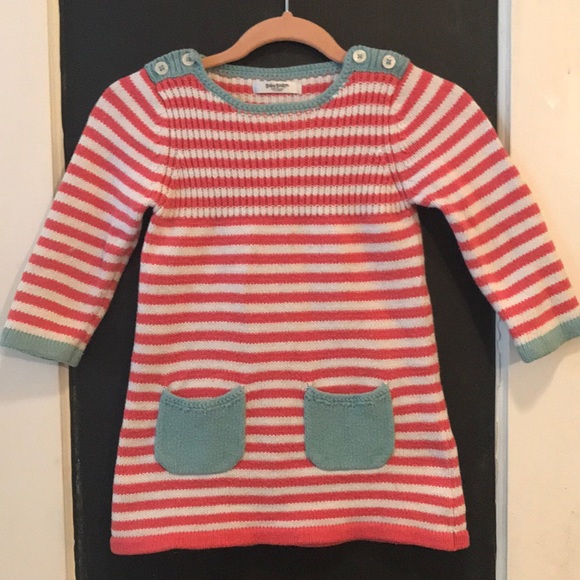 Mini Boden Other - Boden Heart Sleeve Patch Pocket Dress ❤️